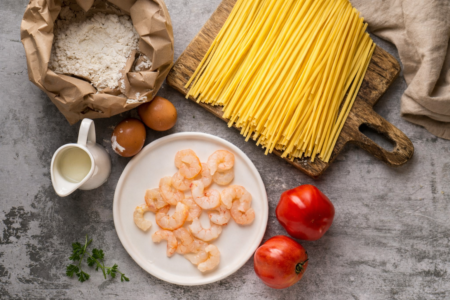 Spaghetti Garnalen